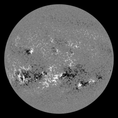 Image of Sun's magnetic field