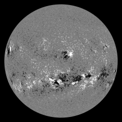 Image of Sun's magnetic field