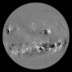 Image of Sun's magnetic field