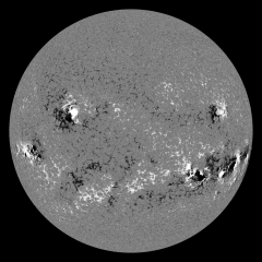 Image of Sun's magnetic field