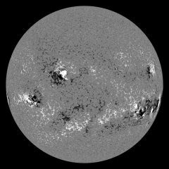 Image of Sun's magnetic field