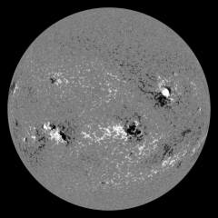 Image of Sun's magnetic field