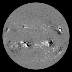 Image of Sun's magnetic field