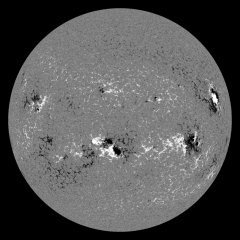 Image of Sun's magnetic field