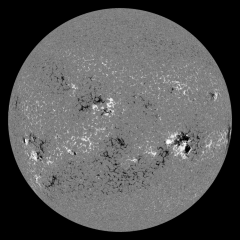 Image of Sun's magnetic field