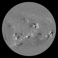 Image of Sun's magnetic field