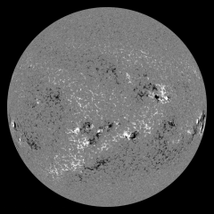 Image of Sun's magnetic field