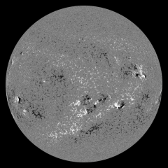 Image of Sun's magnetic field