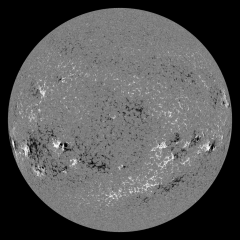 Image of Sun's magnetic field