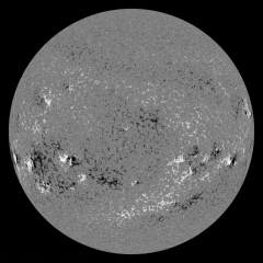 Image of Sun's magnetic field