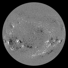 Image of Sun's magnetic field