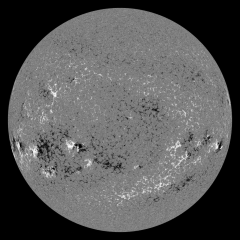 Image of Sun's magnetic field