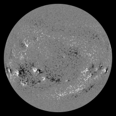 Image of Sun's magnetic field