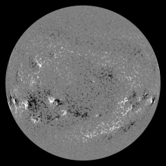 Image of Sun's magnetic field