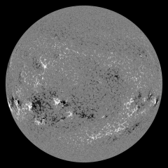 Image of Sun's magnetic field