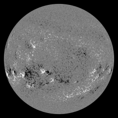 Image of Sun's magnetic field