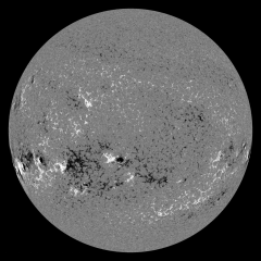 Image of Sun's magnetic field