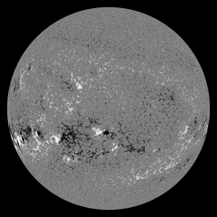 Image of Sun's magnetic field