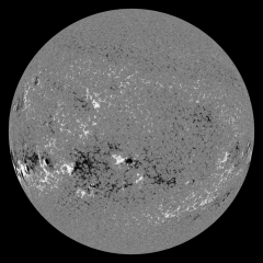 Image of Sun's magnetic field