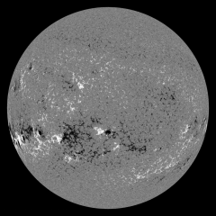 Image of Sun's magnetic field