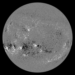 Image of Sun's magnetic field