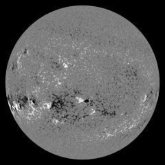 Image of Sun's magnetic field