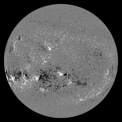 Image of Sun's magnetic field