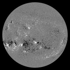 Image of Sun's magnetic field