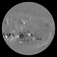 Image of Sun's magnetic field