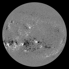 Image of Sun's magnetic field