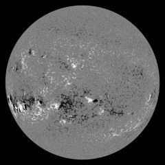 Image of Sun's magnetic field