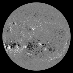 Image of Sun's magnetic field