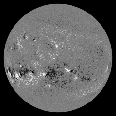 Image of Sun's magnetic field