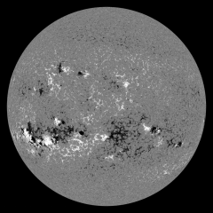 Image of Sun's magnetic field