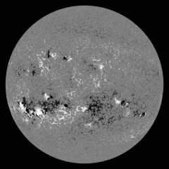 Image of Sun's magnetic field