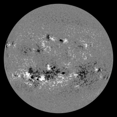 Image of Sun's magnetic field