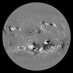 Image of Sun's magnetic field