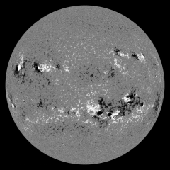 Image of Sun's magnetic field