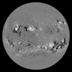 Image of Sun's magnetic field