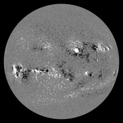 Image of Sun's magnetic field