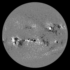 Image of Sun's magnetic field