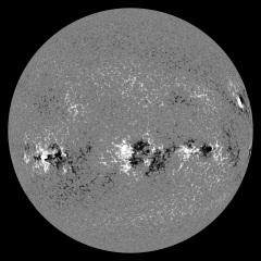 Image of Sun's magnetic field