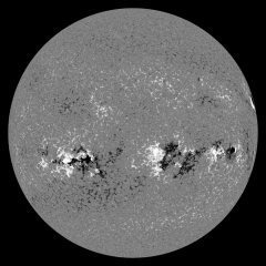 Image of Sun's magnetic field