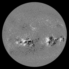 Image of Sun's magnetic field