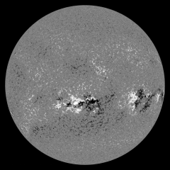 Image of Sun's magnetic field