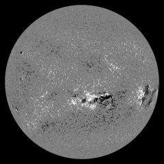 Image of Sun's magnetic field