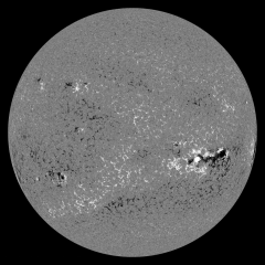 Image of Sun's magnetic field