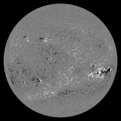 Image of Sun's magnetic field