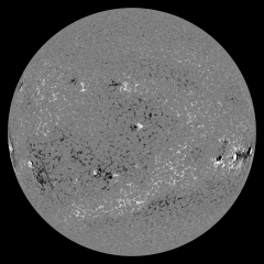 Image of Sun's magnetic field