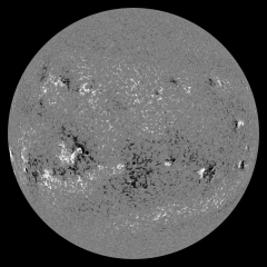 Image of Sun's magnetic field